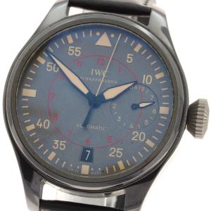 IWC IWC SCHAFFHAUSEN IW501902 ビッグパイロットウォッチ トップガンミラマー パワーリザーブ 自動巻き メンズ 良品 _919025