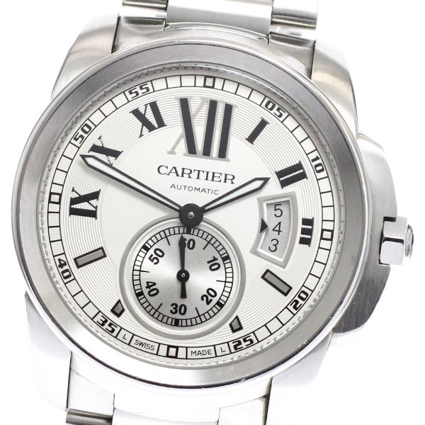 カルティエ CARTIER W7100015 カリブル ドゥ カルティエ デイト 自動巻き メンズ ...