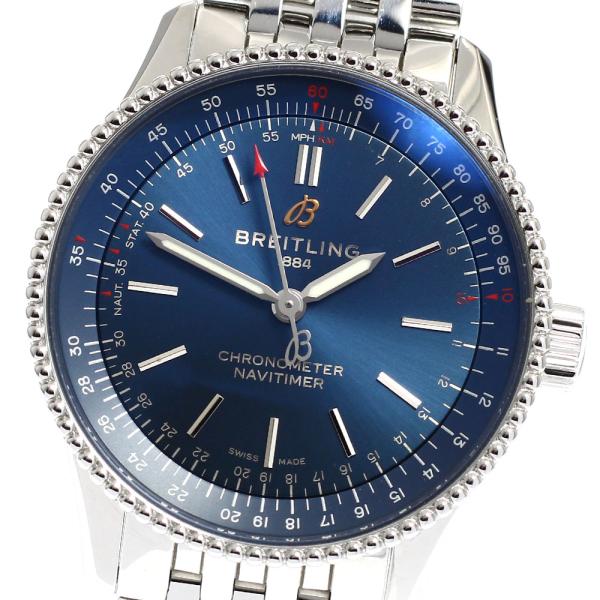 ブライトリング BREITLING A17395 ナビタイマー35 自動巻き レディース 美品 保証...