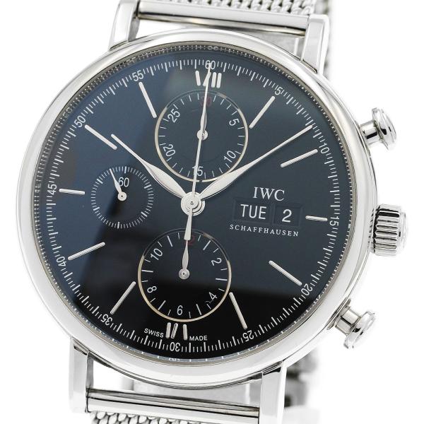IWC IWC SCHAFFHAUSEN IW391030 ポートフィノ クロノグラフ デイデイト ...