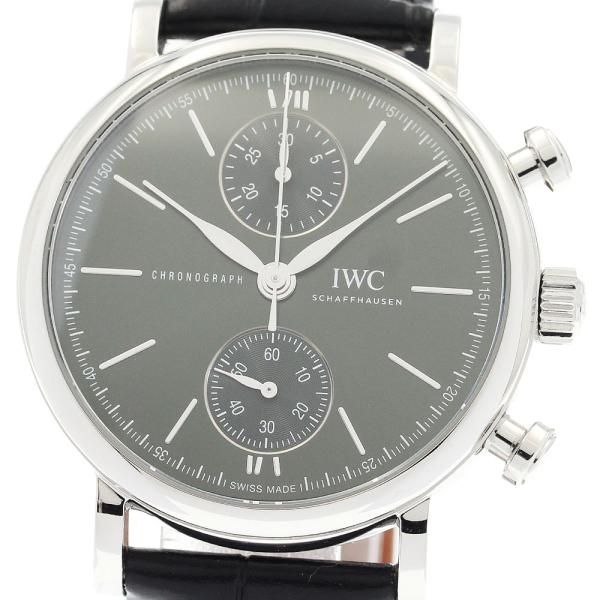 IWC SCHAFFHAUSEN IW391405 ポートフィノ クロノグラフ 自動巻き メンズ 美...