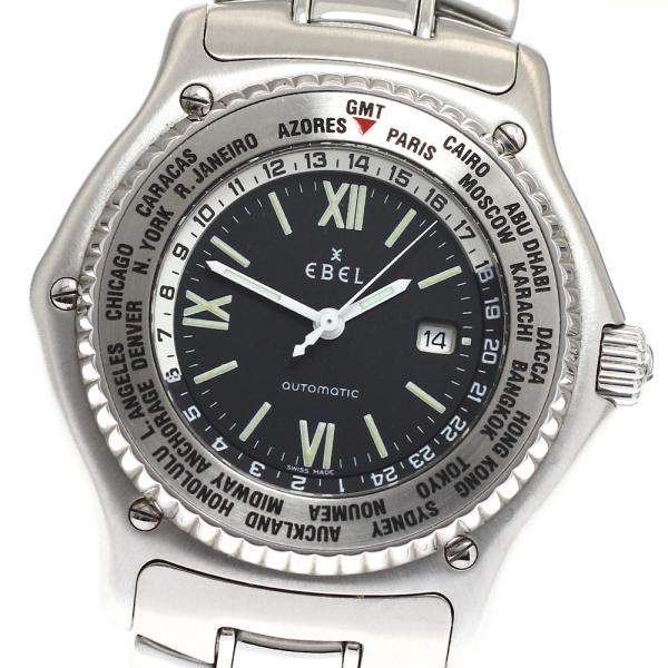 エベル EBEL E9124341 ボイジャー デイト 自動巻き メンズ 良品 箱・保証書付き_92...