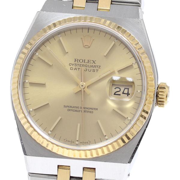 ロレックス ROLEX 17013 オイスタークォーツ デイトジャスト クォーツ メンズ _9220...
