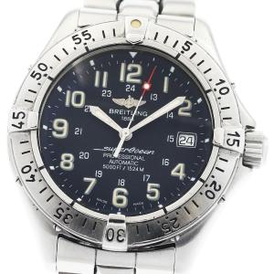 ブライトリング BREITLING A17045 スーパーオーシャン デイト 自動巻き メンズ 保証書付き_922329