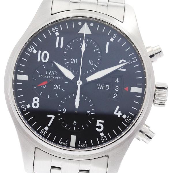 IWC IWC SCHAFFHAUSEN IW377704 パイロットウォッチ クロノグラフ 自動巻...