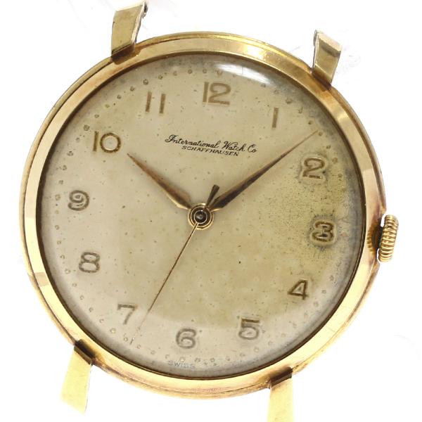 訳あり IWC SCHAFFHAUSEN K18YG Cal.89 手巻き メンズ _923419