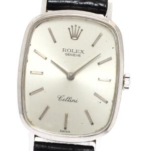 ロレックス ROLEX 4111 チェリーニ K18WG Cal.1601 手巻き レディース _923432
