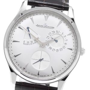 ジャガー・ルクルト JAEGER-LECOULTRE 176.8.38.S/Q1378420 マスターウルトラスリム パワーリザーブ 自動巻き メンズ 保証書付き_930745