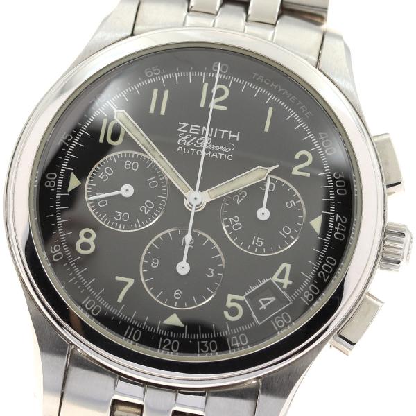 ゼニス ZENITH 02.0500.400 クラス エルプリメロ クロノグラフ デイト 自動巻き ...