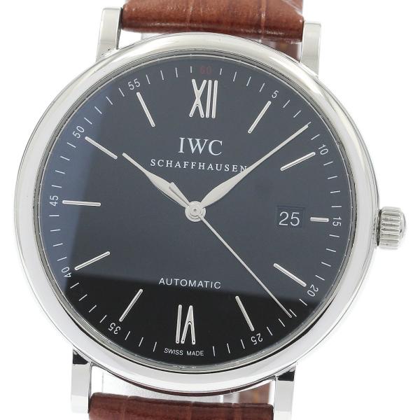 IWC IWC SCHAFFHAUSEN IW356502 ポートフィノ デイト 自動巻き メンズ ...