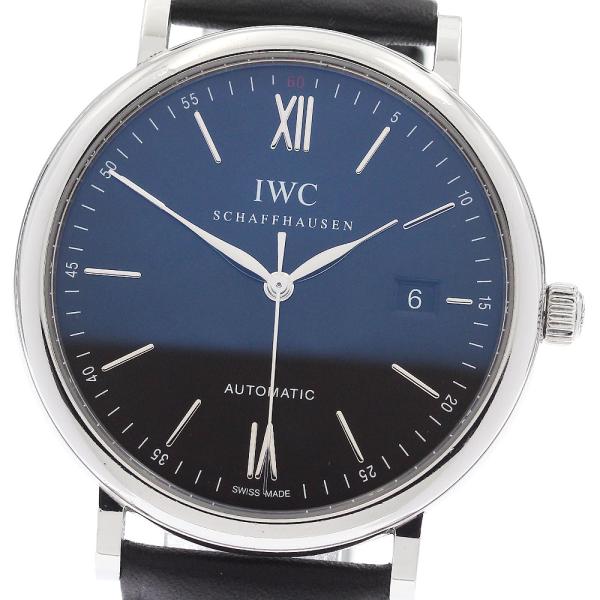 IWC IWC SCHAFFHAUSEN IW356502 ポートフィノ デイト 自動巻き メンズ ...