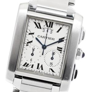 カルティエ CARTIER W51024Q3 タンクフランセーズ クロノリフレックス クォーツ メンズ _932229