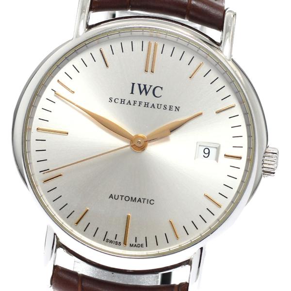 IWC IWC SCHAFFHAUSEN IW356307 ポートフィノ デイト 自動巻き メンズ ...