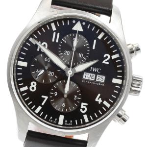 IWC IWC SCHAFFHAUSEN IW377713 パイロットウォッチ アントワーヌ ド サンテグジュペリ クロノグラフ 自動巻き メンズ 保証書付き_933114