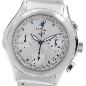 ウブロ HUBLOT 1810.1 MDM クロノグラフ デイト 自動巻き メンズ 保証書付き_933836