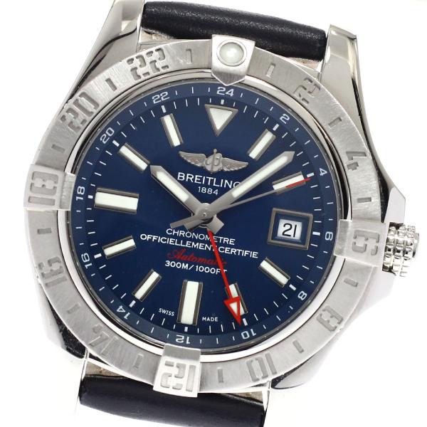 ブライトリング BREITLING A32390 アベンジャーII GMT デイト 自動巻き メンズ...