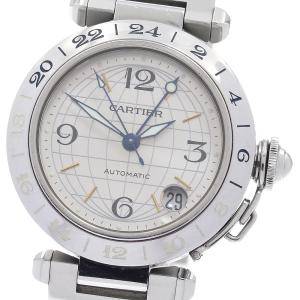 カルティエ CARTIER W31029M7 パシャC メリディアン GMT デイト 自動巻き ボーイズ _934715