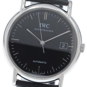 IWC IWC SCHAFFHAUSEN IW353313 ポートフィノ デイト 自動巻き メンズ 美品 _935246