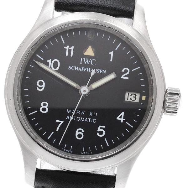 訳あり IWC SCHAFFHAUSEN IW442101 パイロットウォッチ マークXII 自動巻...