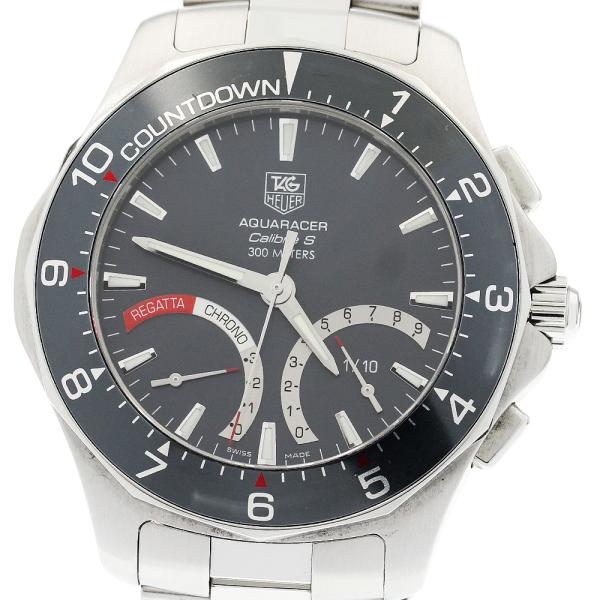 タグホイヤー TAG HEUER CAF7111 アクアレーサー レガッタ キャリバーS クォーツ ...