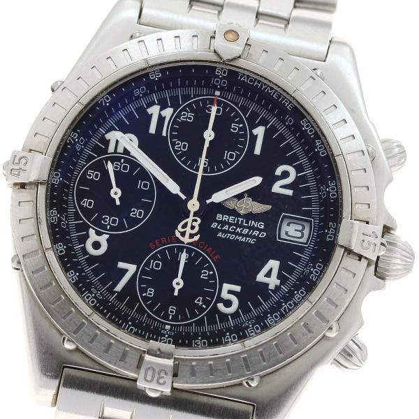 ブライトリング BREITLING A13350 クロノマット ブラックバード デイト 自動巻き メ...