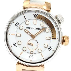 ルイ・ヴィトン LOUIS VUITTON QA166 タンブール ストリート ダイバー スモールセコンド クォーツ メンズ 極美品 箱・保証書付き_936370