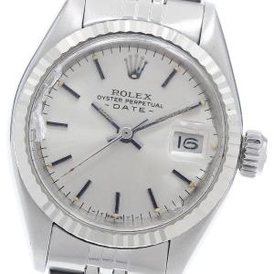 ロレックス ROLEX 6917 オイスター パーペチュアル デイト WGベゼル Cal.2030 自動巻き レディース 保証書付き_938025