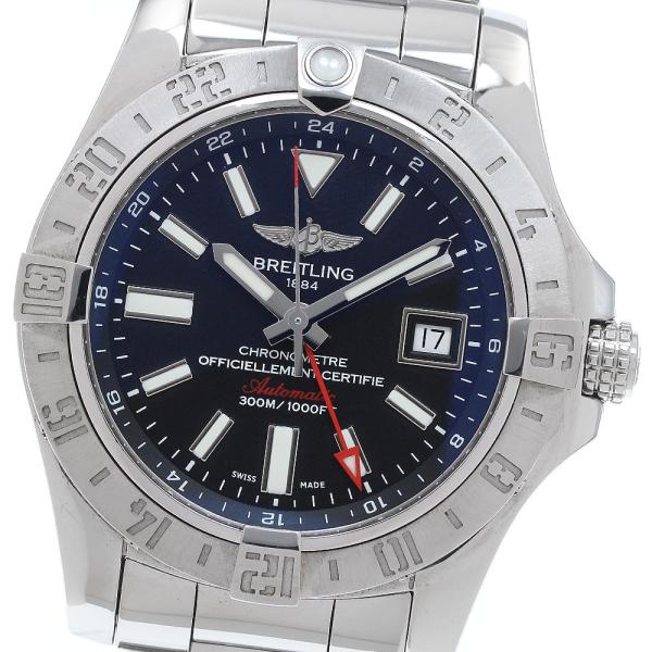 ブライトリング BREITLING A32390 アベンジャーII GMT デイト 自動巻き メンズ...