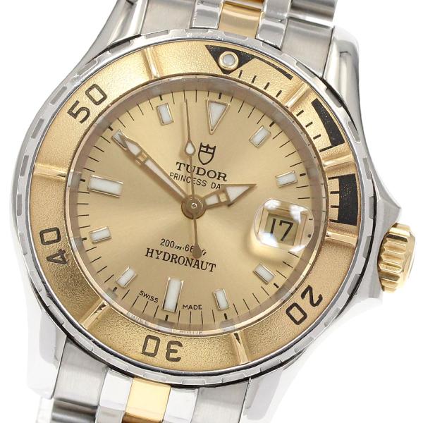 チュードル TUDOR 99093P プリンセスデイト ハイドロノート YGコンビ 自動巻き レディ...