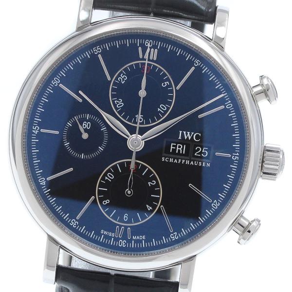 IWC IWC SCHAFFHAUSEN IW391008 ポートフィノ デイデイト クロノグラフ ...