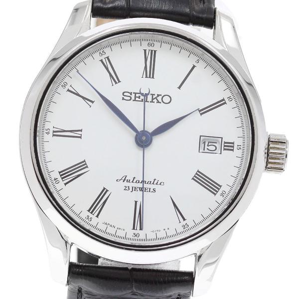 セイコー SEIKO SARX019/6R15-02P0 プレサージュ デイト 自動巻き メンズ _...