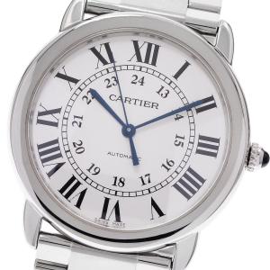 カルティエ CARTIER WSRN0012 ロンドソロ 自動巻き メンズ 保証書付き_939585