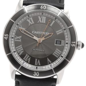 カルティエ CARTIER WSRN0003 ロンド クロワジエール ドゥ カルティエ デイト 自動巻き メンズ _940054