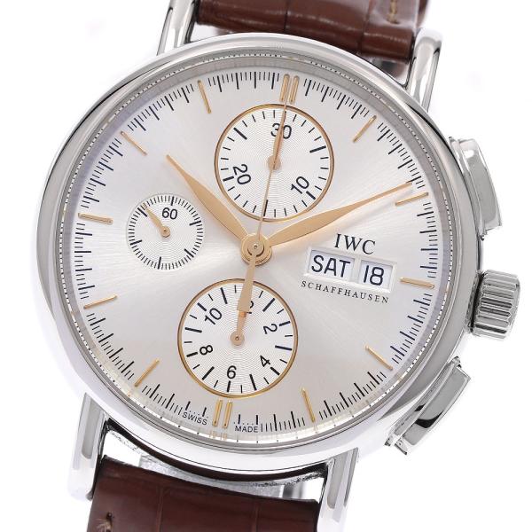 IWC IWC SCHAFFHAUSEN IW378302 ポートフィノ クロノグラフ デイデイト ...