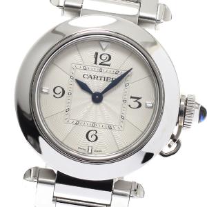 カルティエ CARTIER WSPA0021 パシャ ドゥ カルティエ 30MM クォーツ レディース 美品 箱・保証書付き_941233
