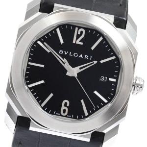 訳あり ブルガリ BVLGARI BGO38S オクト ソロテンポ デイト 自動巻き メンズ _941254