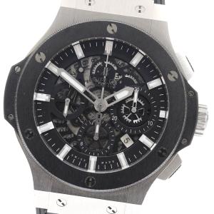 ウブロ HUBLOT 311.SM.1170.GR ビッグバン アエロバン クロノグラフ 自動巻き メンズ 良品 保証書付き_941892