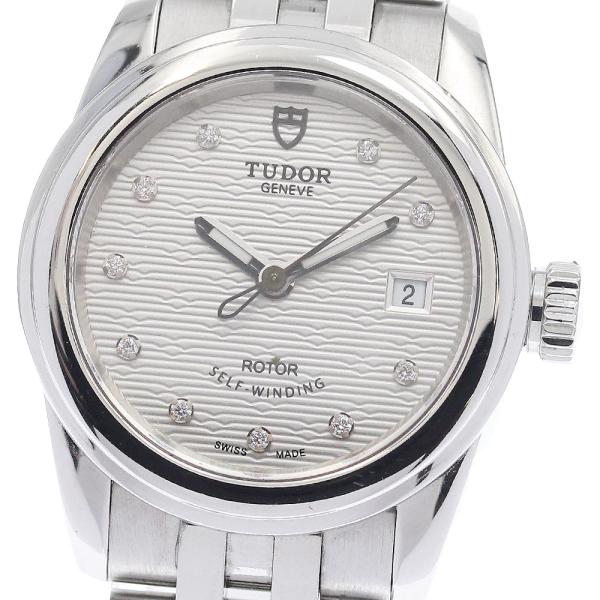 チュードル TUDOR 51000 グラマー デイト 10Pダイヤ 自動巻き レディース _9426...