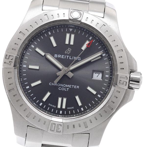 ブライトリング BREITLING A17313 コルト デイト クロノメーター 自動巻き メンズ ...