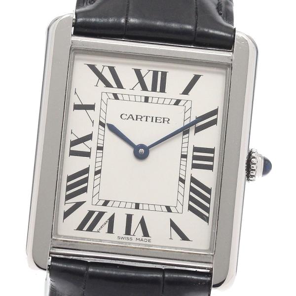 カルティエ CARTIER W5200003 タンクソロLM クォーツ メンズ _943399