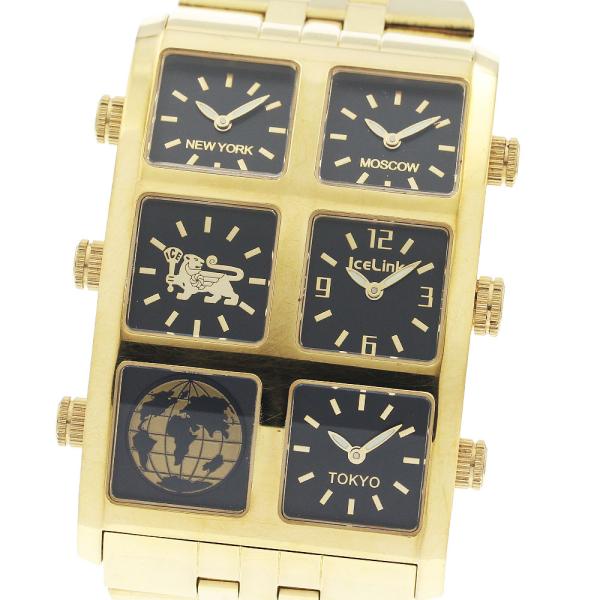 アイスリンク ICE LINK ジェネレーション 4タイム クォーツ メンズ _944135