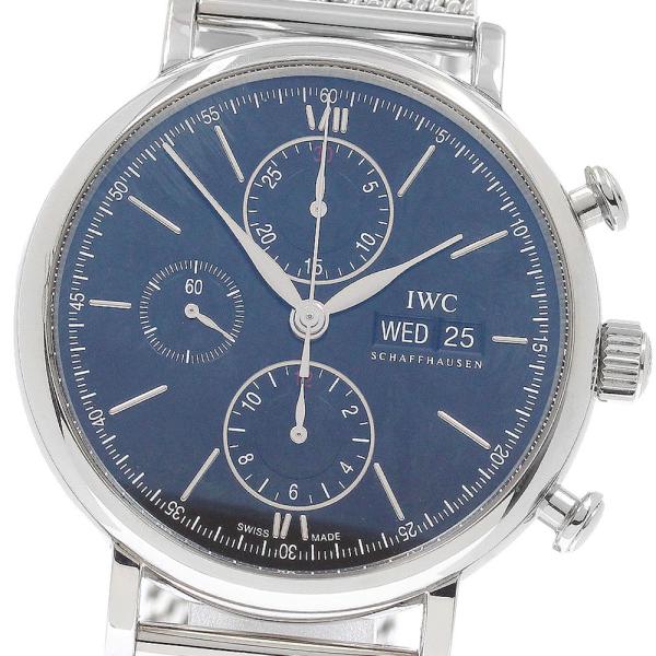 IWC IWC SCHAFFHAUSEN IW391010 ポートフィノ クロノグラフ デイデイト ...