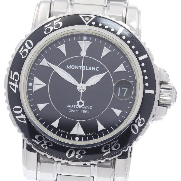 モンブラン MONTBLANC 7035 マイスターシュテック デイト 自動巻き メンズ _9445...