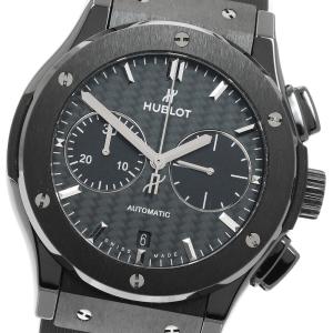 ウブロ HUBLOT 521.CM.1171.RX クラシックフュージョン ブラックマジック デイト クロノグラフ 自動巻き メンズ 良品 保証書付き_945364