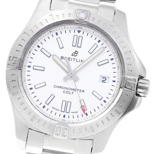 ブライトリング BREITLING A17313 コルト デイト クロノメーター 自動巻き メンズ ...