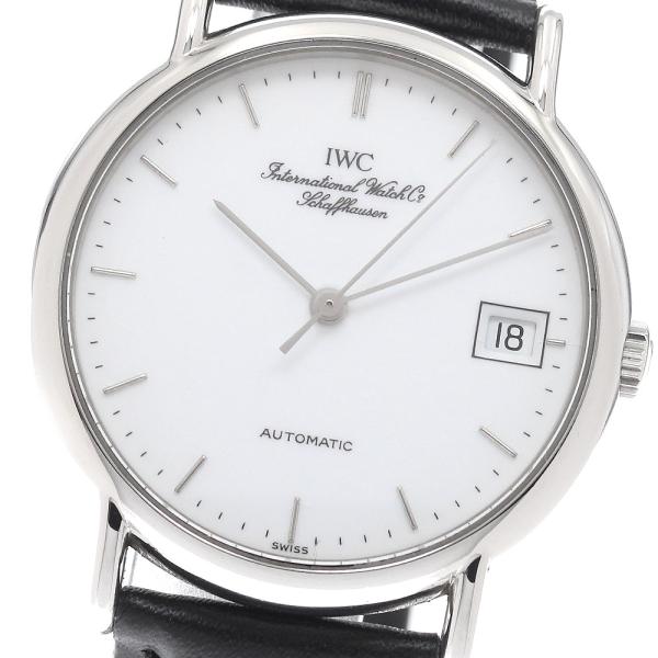 訳あり IWC IWC SCHAFFHAUSEN IW351320 ポートフィノ デイト 自動巻き ...