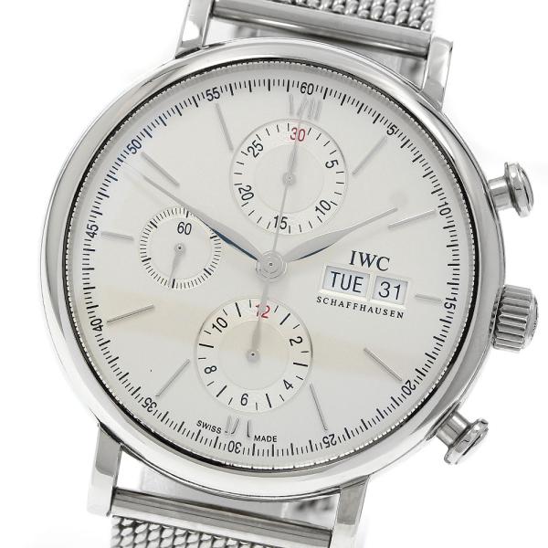 IWC IWC SCHAFFHAUSEN IW391009 ポートフィノ クロノグラフ 自動巻き メ...