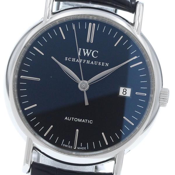 IWC IWC SCHAFFHAUSEN IW356308 ポートフィノ デイト 自動巻き メンズ ...