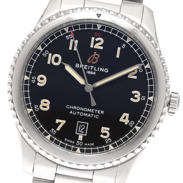 ブライトリング BREITLING A17315 アビエーター8 オートマティック41 デイト 自動...