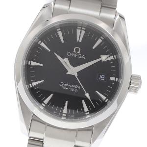 オメガ OMEGA 2518.50 シーマスター アクアテラ デイト クォーツ ボーイズ 保証書付き_948327